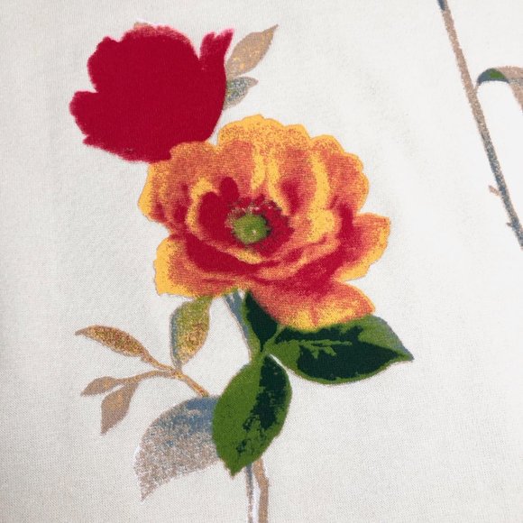 Richard & Co Vtg Handpainted Floral Pullover Shift Dress - Picture 3 of 4